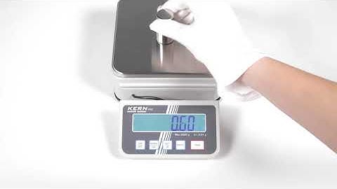 High-resolution precision balance with removable display for maximum flexibility | KERN PCD