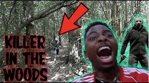 WE ALMOST GOT CAUGHT IN THE WOODS!!