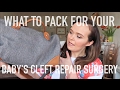 WHAT TO PACK FOR YOUR BABY'S CLEFT PALATE REPAIR SURGERY | Charlotte Taylor