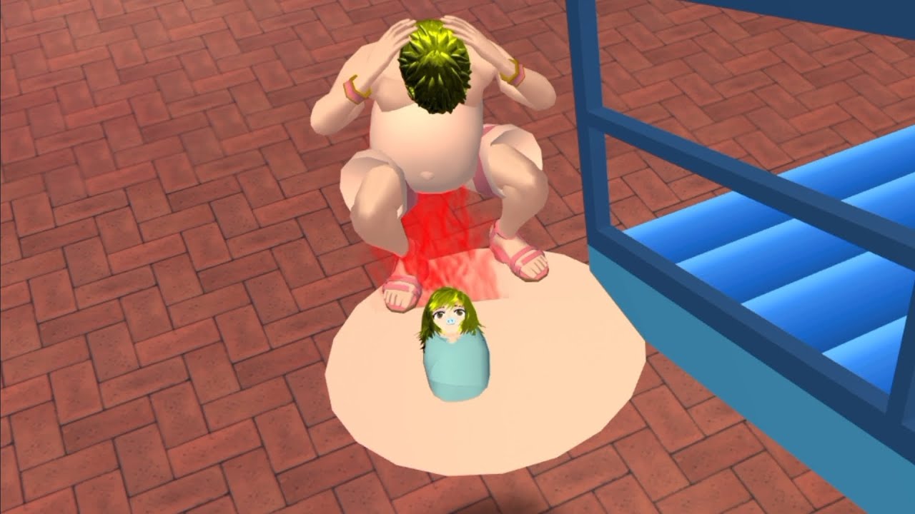 Taiga Hamil Mual Melahirkan Bayi Di Pasar Malam#sakuraschoolsimulator