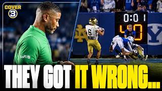 Notre Dame Got Screwed TWICE Against BYU...