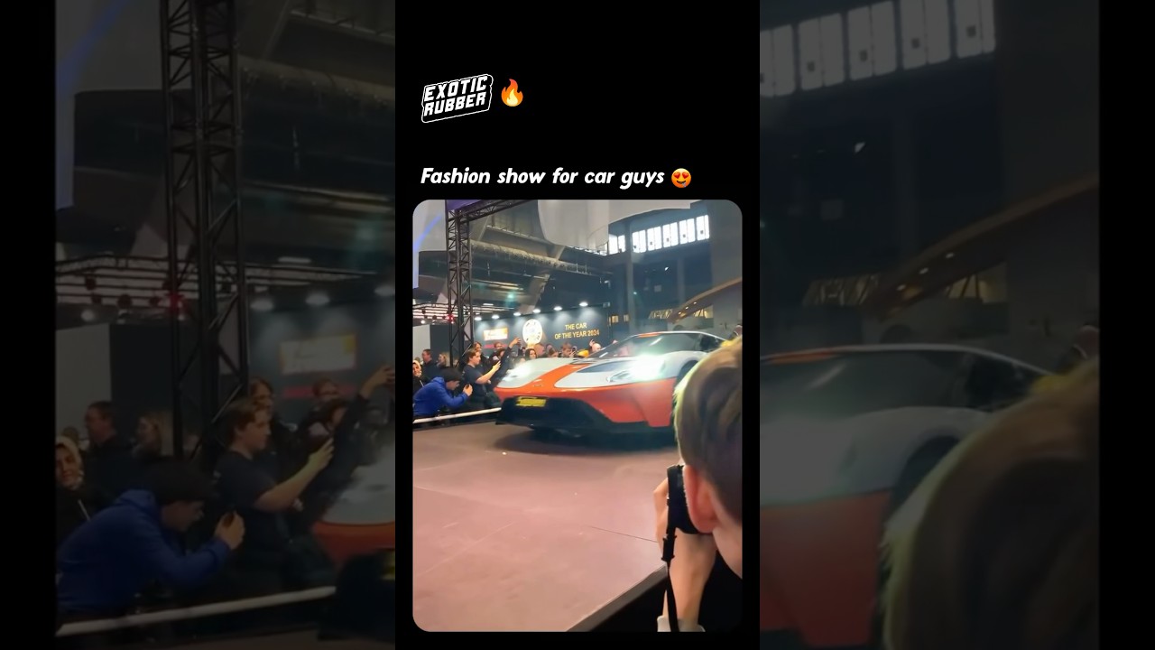 Fashion show for car guys