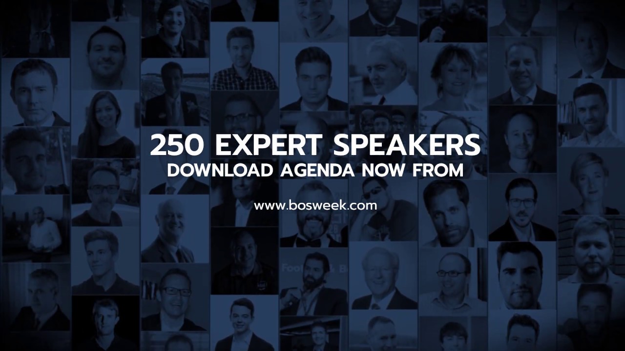 Event agenda motion graphics design