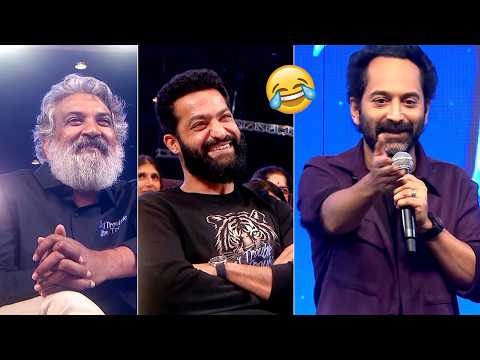 Fahadh Faasil Superb Speech, Jr NTR Reaction ❤  #DontTroubleTheTrouble Pre Release Event