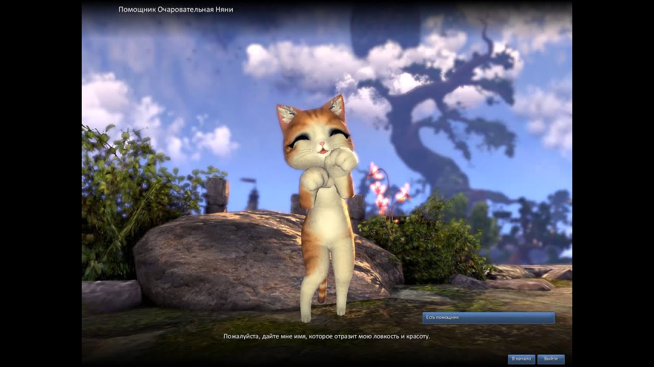 Blade and Soul Choosing helper cat YouTube