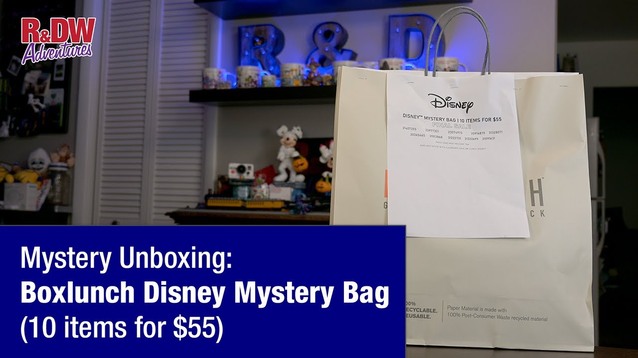 Mystery Unboxing: Boxlunch Disney Mystery Bag (10 items for $55)