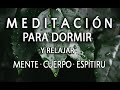 MEDITACIÓN HIPNOSIS PARA DORMIR | FONDO DE LLUVIA RELAJANTE | MENTE CUERPO Y ESPÍRITU | ❤ EASY ZEN