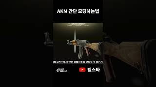 AKM 간단 모딩 [타르코프] #shorts