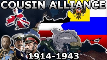 What if Germany, Russia & Britain were Allies in WW1? | HOI4 Timelapse