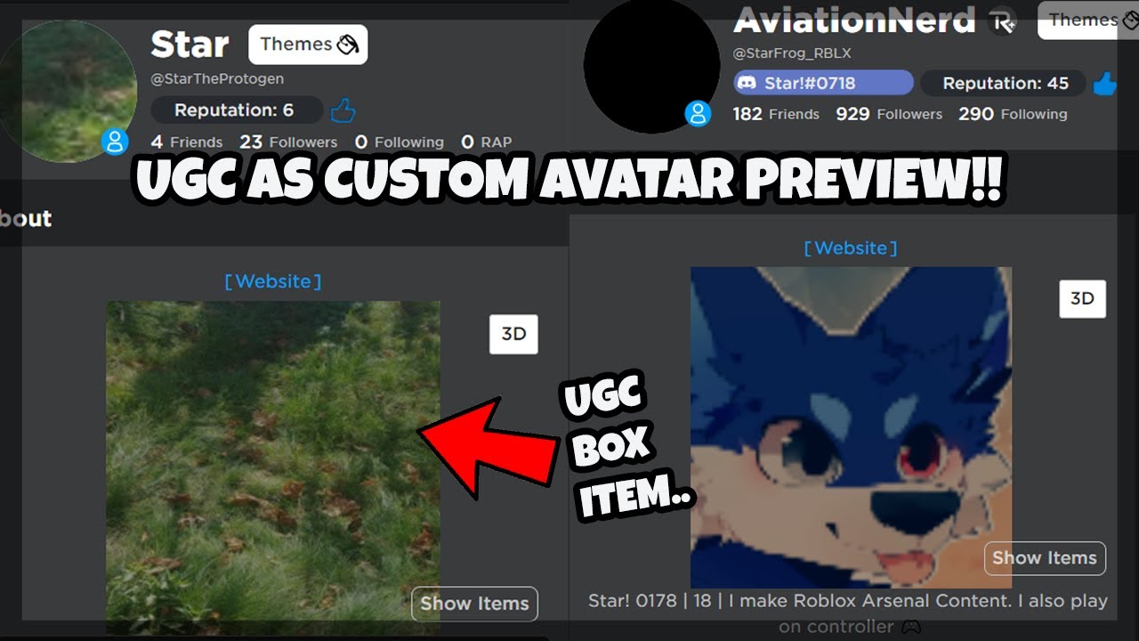 Using UGC Items to customize avatars - Game Design Support