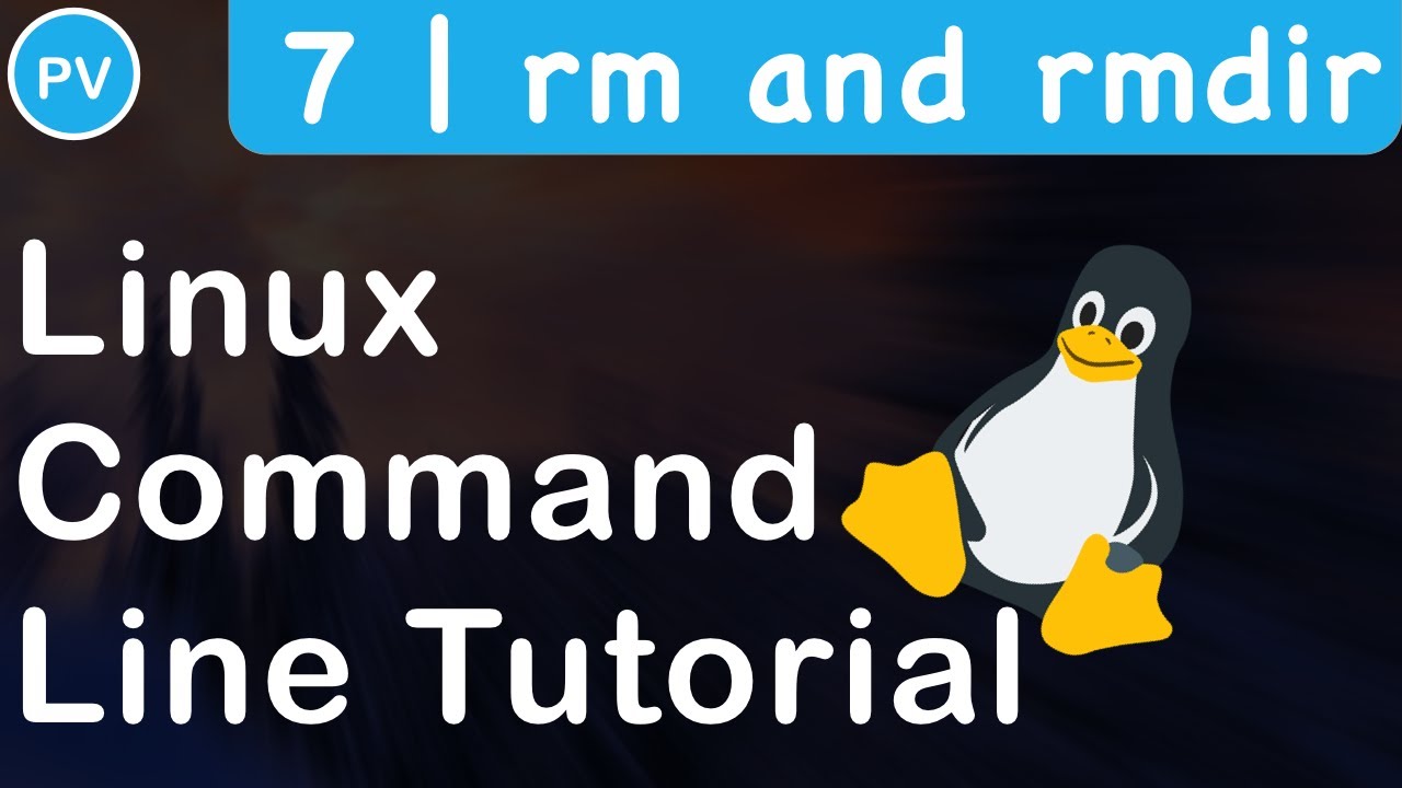 rmdir  New Update  Linux Command Line Tutorial | 7 | rm and rmdir