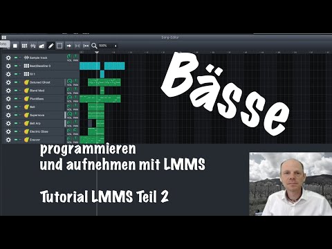 LMMS2 Bässe programmieren und aufnehmen