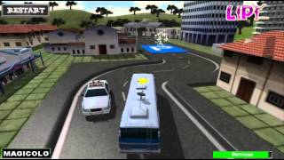 3D School Bus Parking - Free game Unity 3D drive Magicolo 2014 screenshot 2