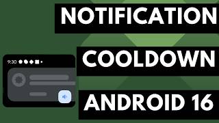 Famous Android 16 Notification Cooldown will Reduce Application Alert Spam Profile