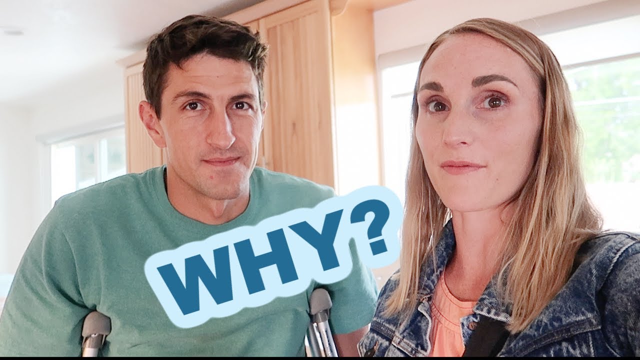 Папа на костылях уже 10 дней...