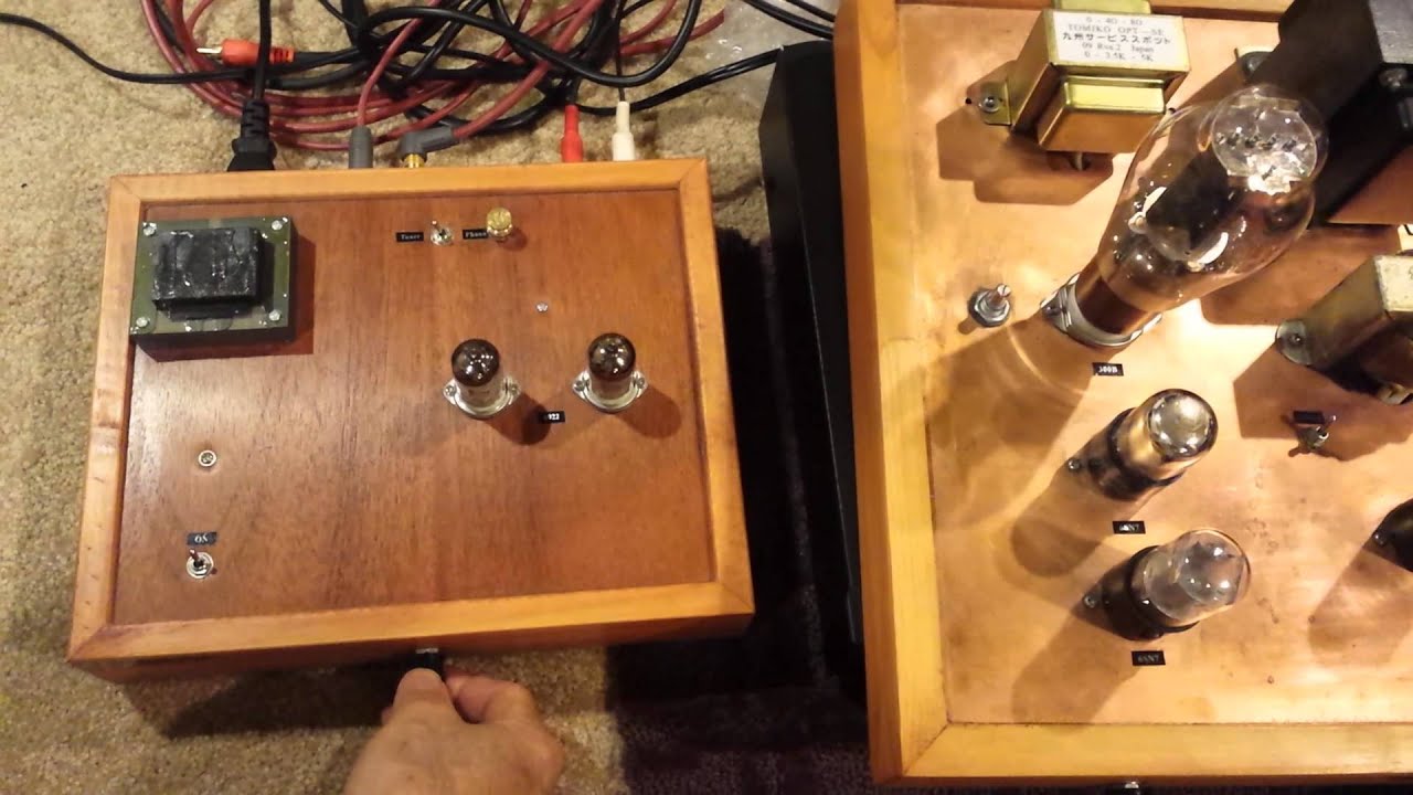 8watt 300B SE amp - YouTube