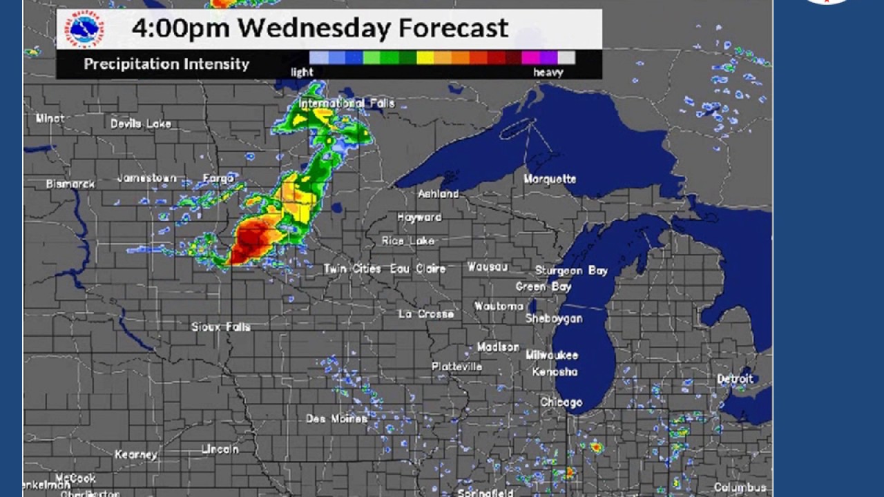 Severe Thunderstorms Possible Late Tonight - YouTube