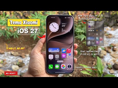 Real iOS 27 iPhone Theme, works 100% on all Redmi, POCO & Xiaomi🔥