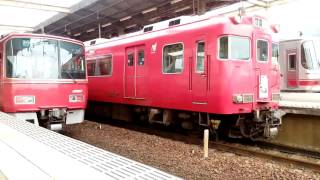 名鉄6007F(本線車/岡崎系統板) 本宿駅発車