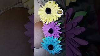 DIY Paper Michaelmas daises flower making idea #paperflower #ideanazzi #diycrafts #origamilovers