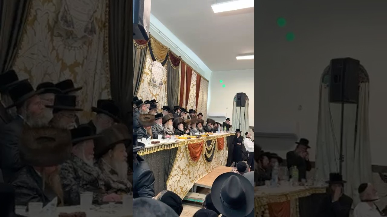 שמחת אירוסי נכד האדמו״ר מקרעטשניף