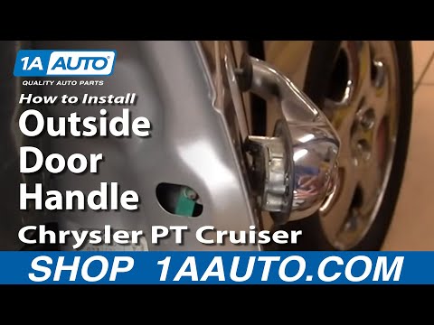 How To Replace Exterior Door Handle 01 05 Chrysler Pt Cruiser Youtube