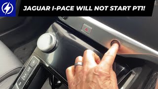 Jaguar I-PACE issue - will not start!