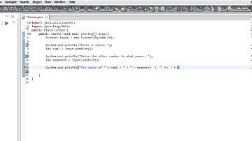 Beginners Java, Lesson 8, Using imports and math functions