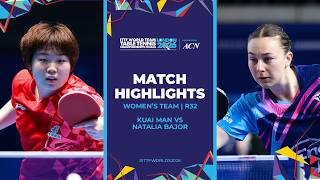 Kuai Man vs Natalia Bajor | WT - R32 | #ITTFWorlds2026