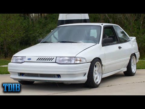 400HP TURBOCHARGED Ford Escort Review! The Coolest Sleeper Ever?