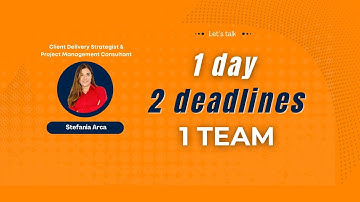 2 deadlines, 1 team, 0 chaos : Here’s the Strategy That Worked