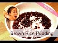 Brown Rice Pudding - gesunder Snack - veganer Nachtisch - Kokosnuss / Milchreis