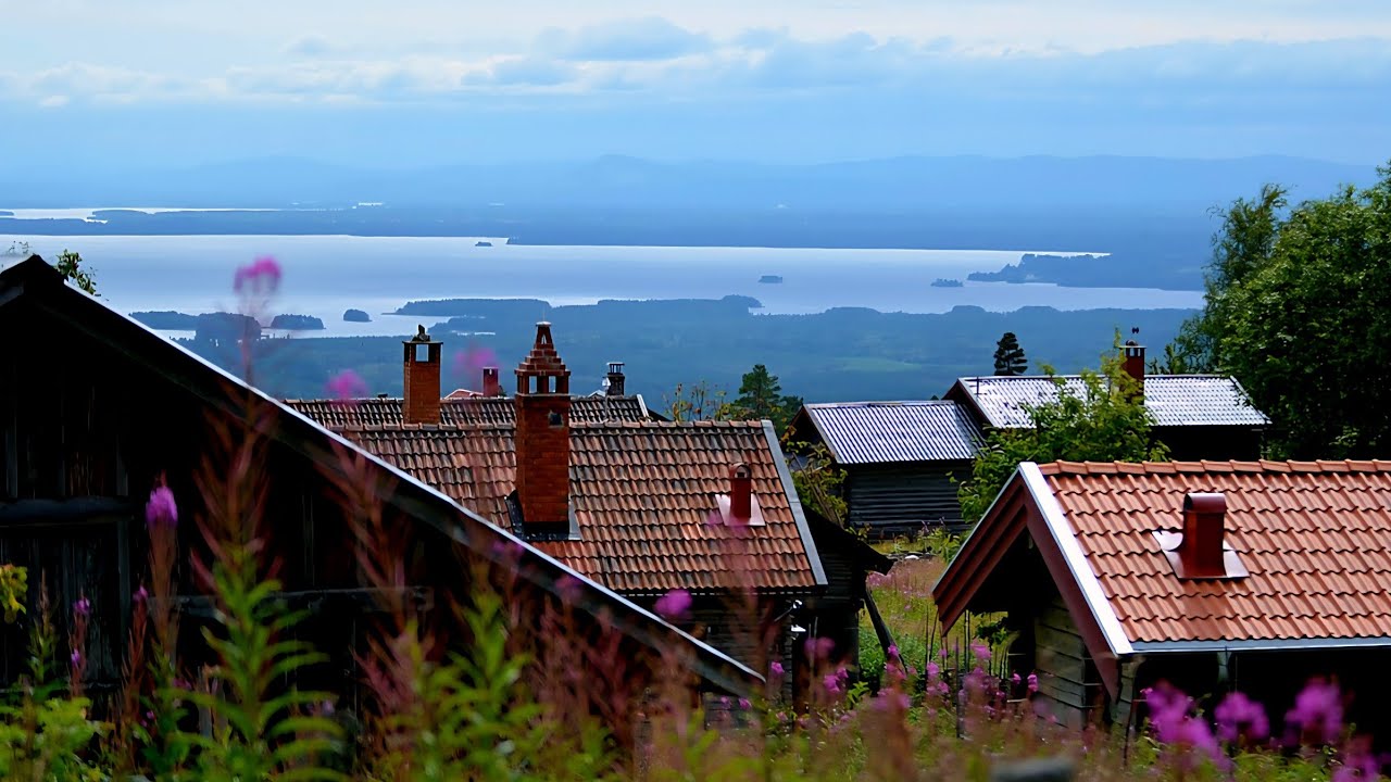 Orsa Fryksås fäbod Dalarna  / Orsa Fryksås  mountain  hut Dalarna Sweden 