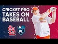 Can cricket superstar harry brook learn how to hit a baseball in just 1 day  mlb europe