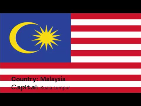 countries flags and capitals of asia youtube