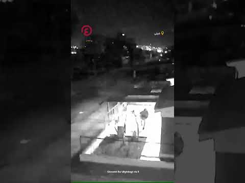 لحظه وقوع زمین لرزه ۶ ۲ ریشتری در شمال شیلی