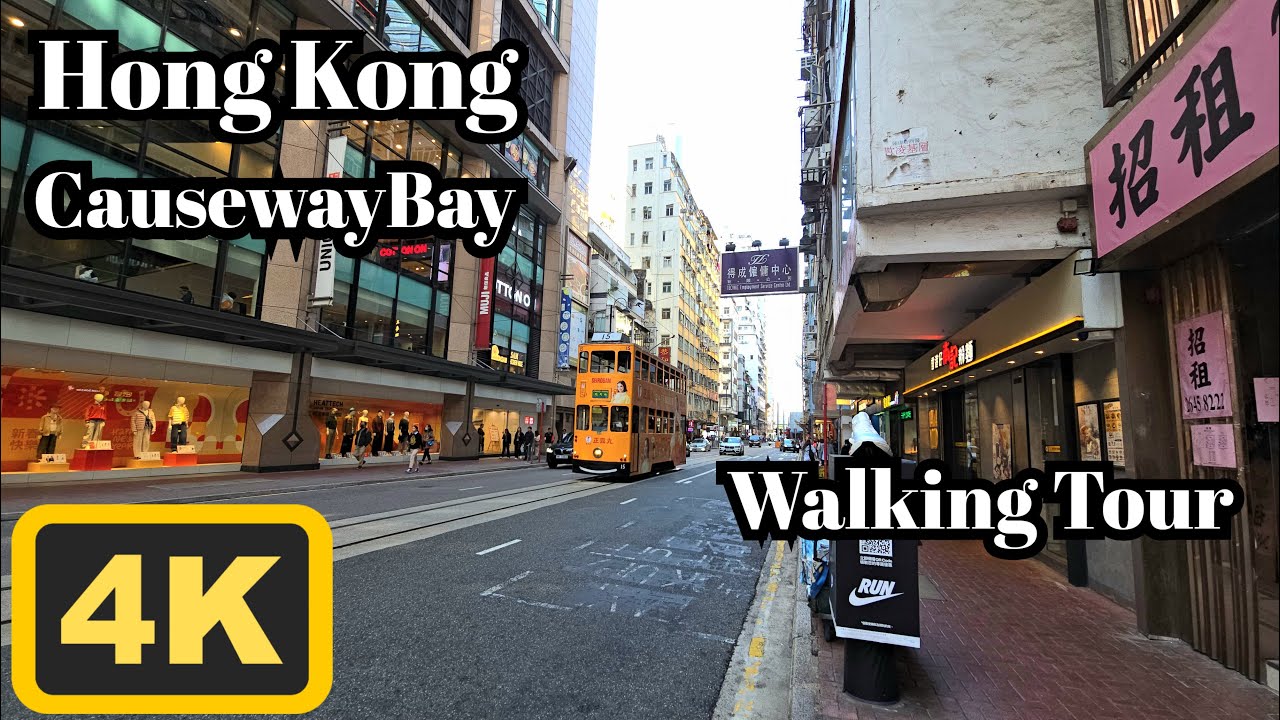 Walking in Hong Kong | Causeway Bay | A Bustling Afternoon City Walk | 4K