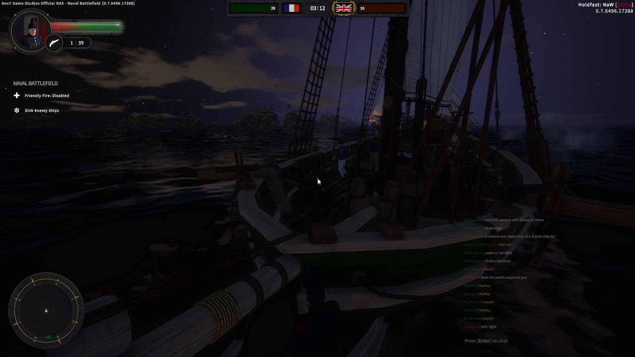 Hiding On The Enemy Ship Holdfast YouTube