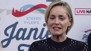 Sharon Stone for Steven Tyler's Janie's Fund: Time to 'Talk Openly'