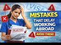Top Mistakes That Delay Nurses from Working Abroad (Avoid These!) #NursingAbroad #nursemigration