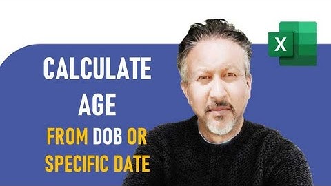 How to Calculate Age Using a Date of Birth in Excel (The Easy Way)