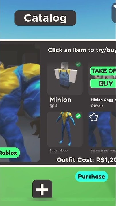 How to make a buff noob avatar in roblox - YouTube