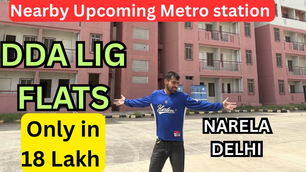 Narela Delhi🔥DDA LIG FLATS ONLY IN 18 lakh 🔥Nearby upcoming Metro station Narela sector G2 dda flats