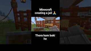 #trekflax minecraft creating a jail 🙏