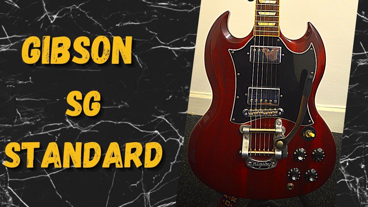 Guitar reviews electric Gibson SG with Bigsby Vibrato - YouTube