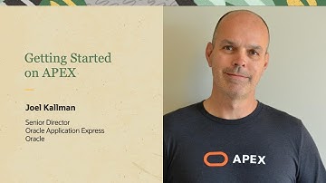 Getting Started with APEX