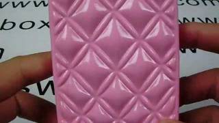 Pink iPhone 4 4S TPU Case Cover with 3D Check Design screenshot 5