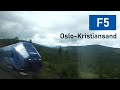 Der norwegische Neigezug: Mitfahrt im F5 von Oslo nach Kristiansand