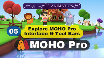 Explore MOHO Pro Interface & Tool Bars | Moho Pro Training in Urdu / Hindi