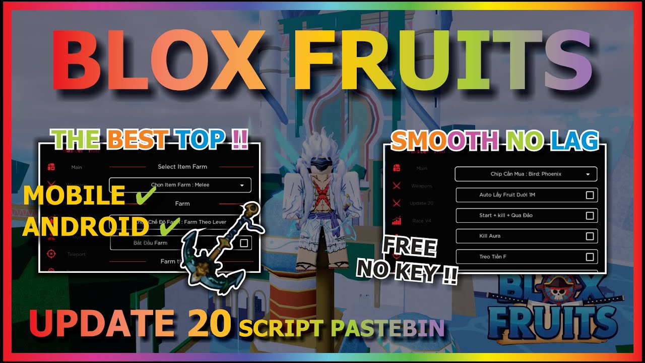 💥 NEW Script blox fruit update 20 op auto farm ROBLOX 💯افضل